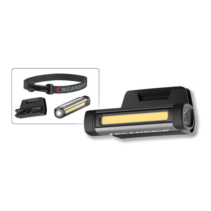 SCANGRIP Akku-Stirnlampe Flex Wear Kit 75-150Lumen