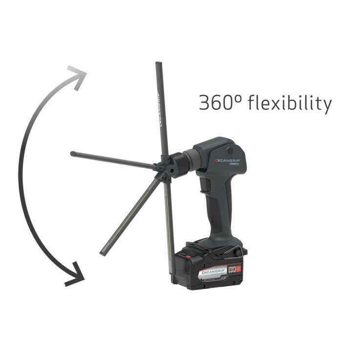 SCANGRIP Embout interchangeable Flex 375-750 lumens pour MULTILIGHT