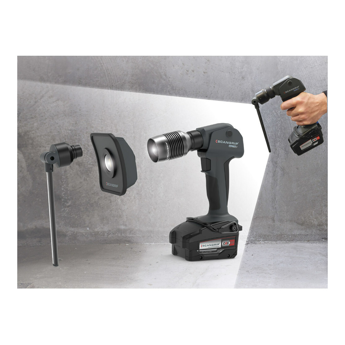 SCANGRIP Embout interchangeable Flex 375-750 lumens pour MULTILIGHT