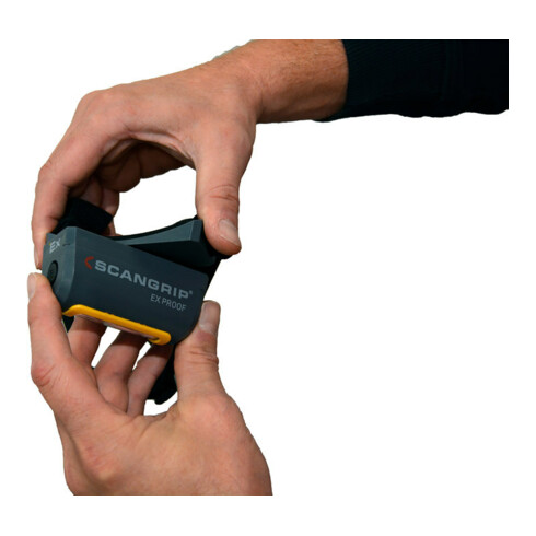 SCANGRIP Lampada frontale a LED ATEX con batteria, Modello: EX -VIEW