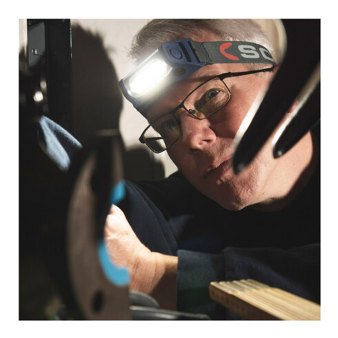 SCANGRIP Lampada frontale a LED con batteria, Modello: I-VIEW