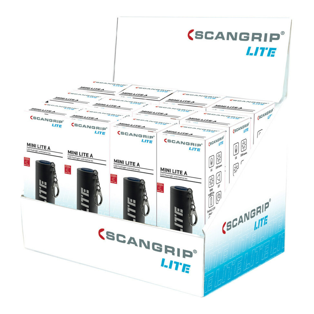 SCANGRIP Lampe de poche Flash Mini LED 100lm