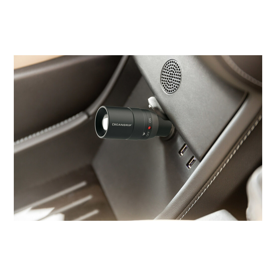 SCANGRIP Lampe de poche rechargeable FLASH 12-24V 130 lumens