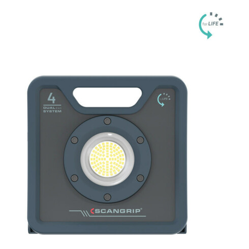 SCANGRIP Lampe de travail Dualsystem NOVA 4K C+R Fore Life 400-4000 Lumens