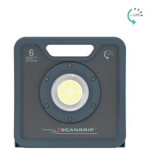 SCANGRIP Lampe de travail Dualsystem NOVA 6K C+R Fore Life 600-6000 Lumens