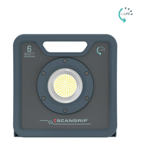 SCANGRIP Lampe de travail Dualsystem NOVA 6K C+R Fore Life 600-6000 Lumens