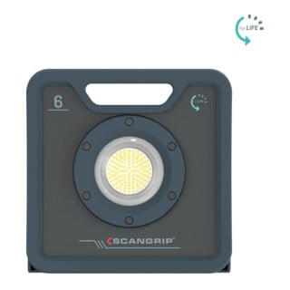 SCANGRIP Lampe de travail NOVA 6K Fore Life 600-6000 Lumens