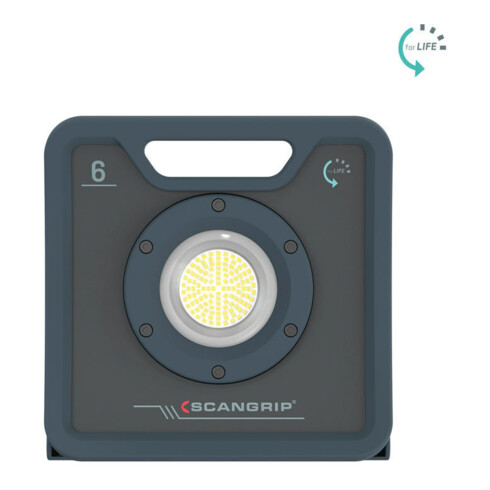 SCANGRIP Lampe de travail NOVA 6K Fore Life 600-6000 Lumens