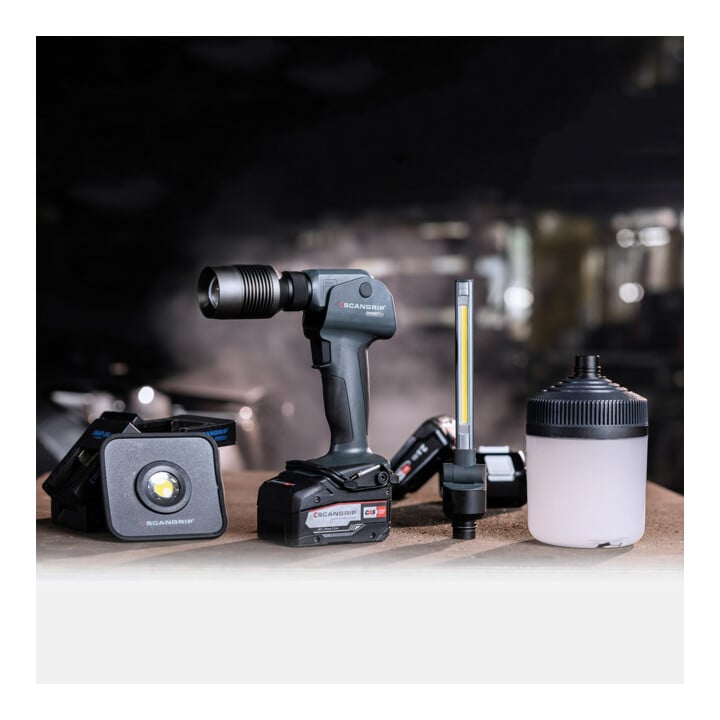 SCANGRIP Lampe de travail sans fil MULTILIGHT BODY CONNECT sans batteries