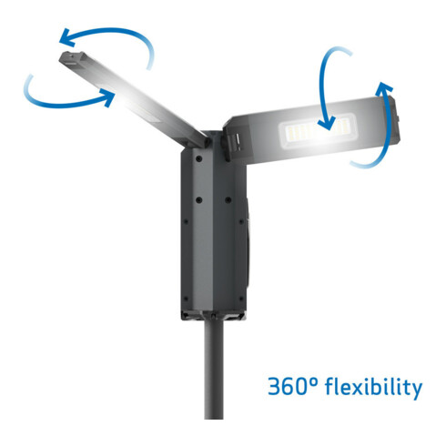 SCANGRIP Projecteur à ailes sans fil TOWER COMPACT CONNECT 1250-2500 lumens sans batterie