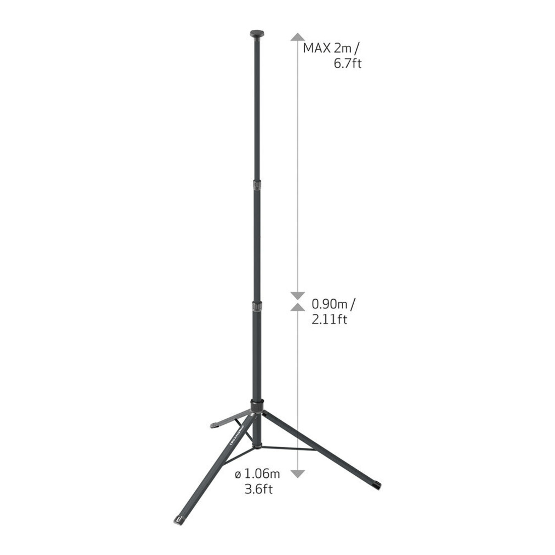 SCANGRIP Projecteur à ailes sans fil TOWER COMPACT CONNECT 1250-2500 lumens sans batterie
