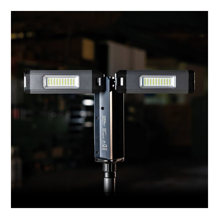 SCANGRIP Projecteur à ailes sans fil TOWER COMPACT CONNECT 1250-2500 lumens sans batterie