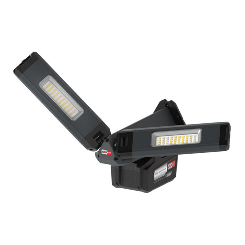 SCANGRIP Projecteur à ailettes sans fil DUO CONNECT 1250-2500 lumens sans batterie