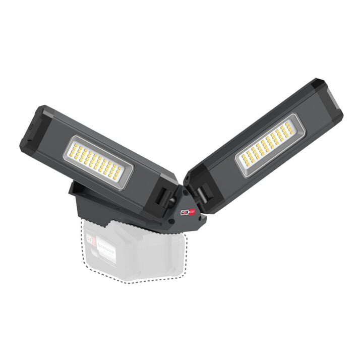 SCANGRIP Projecteur à ailettes sans fil DUO CONNECT 1250-2500 lumens sans batterie