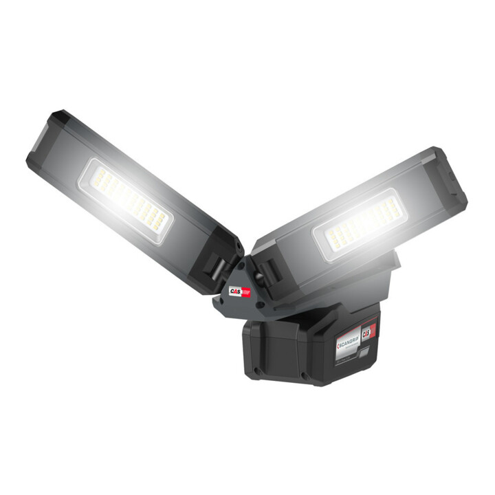 SCANGRIP Projecteur à ailettes sans fil DUO CONNECT 1250-2500 lumens sans batterie