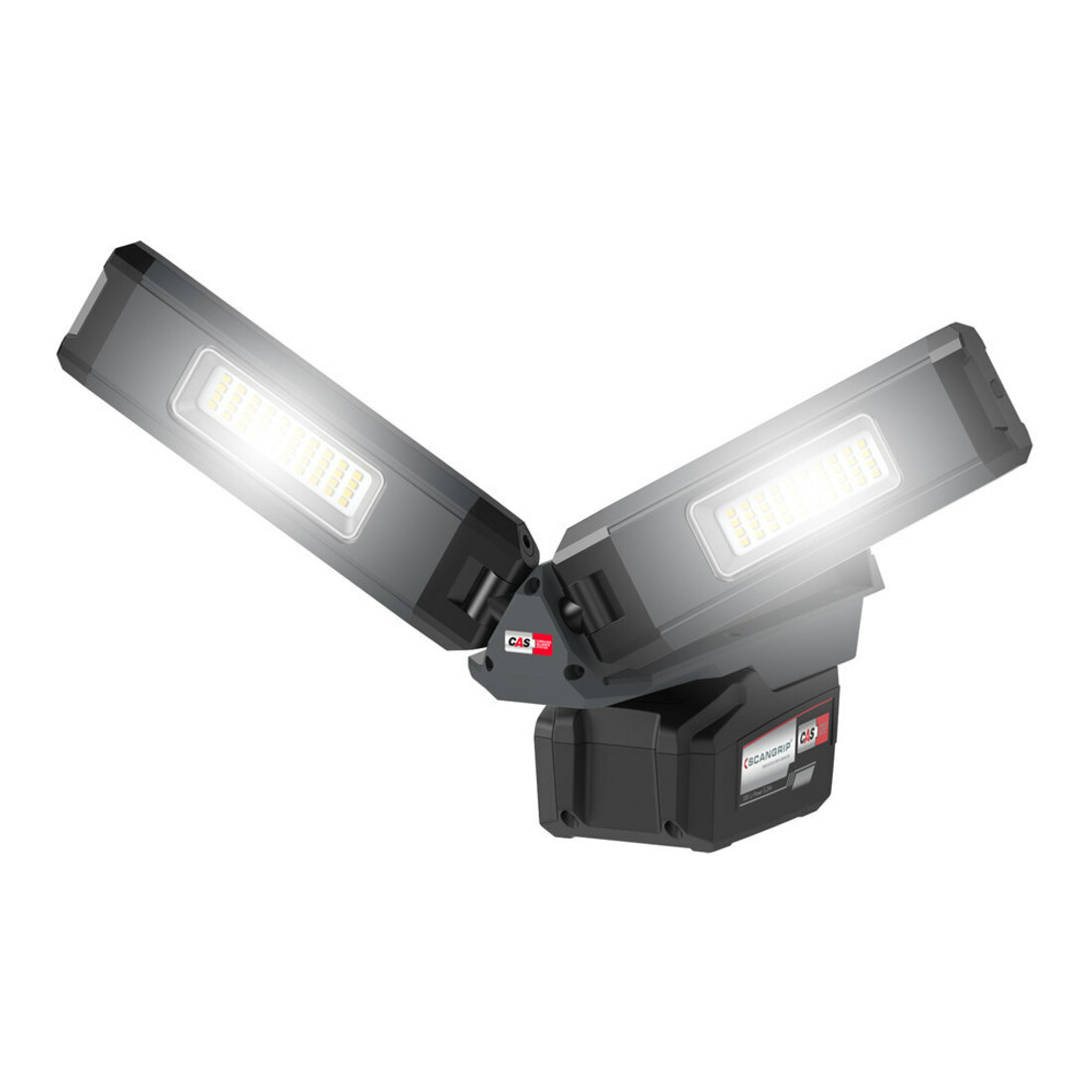 SCANGRIP Projecteur à ailettes sans fil DUO CONNECT 1250-2500 lumens sans batterie