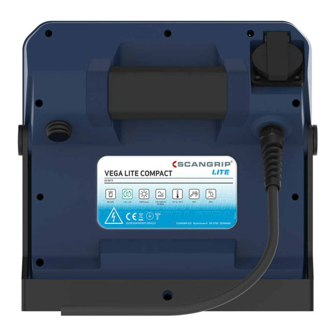 SCANGRIP Projecteur de chantier Vega Lite Compact 4000 lumens LITE