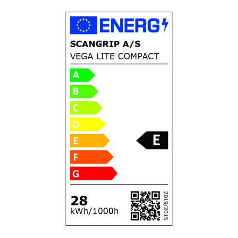 SCANGRIP Projecteur de chantier Vega Lite Compact 4000 lumens LITE