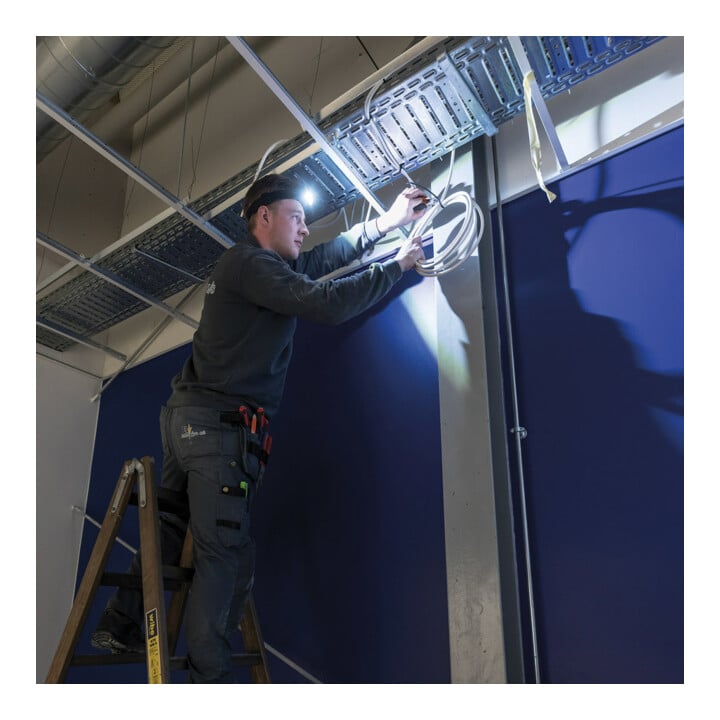 Scangrip Stirnlampe HEAD LITE A mit Batterien und Sensorsystem