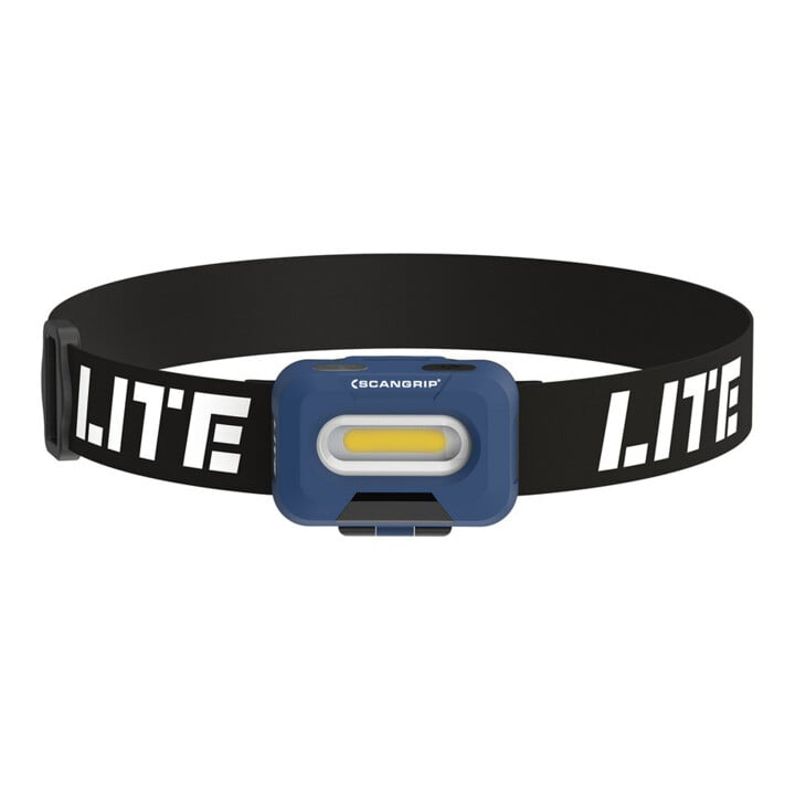 Scangrip Stirnlampe HEAD LITE A mit Batterien und Sensorsystem
