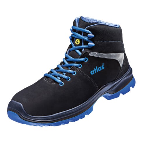 Atlas Scarpa di sicurezza alta alla caviglia GX 805 S3, larghezza 10 taglia 35