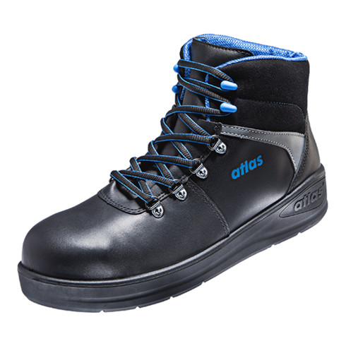 Atlas Scarpa di sicurezza alta alla caviglia ThermoTech 800 Blue ESD S3, larghezza 10 taglia 39