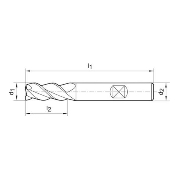 Schaftfr. 6527L VHM TiALN10,0mm 45G Z 3 FORMAT
