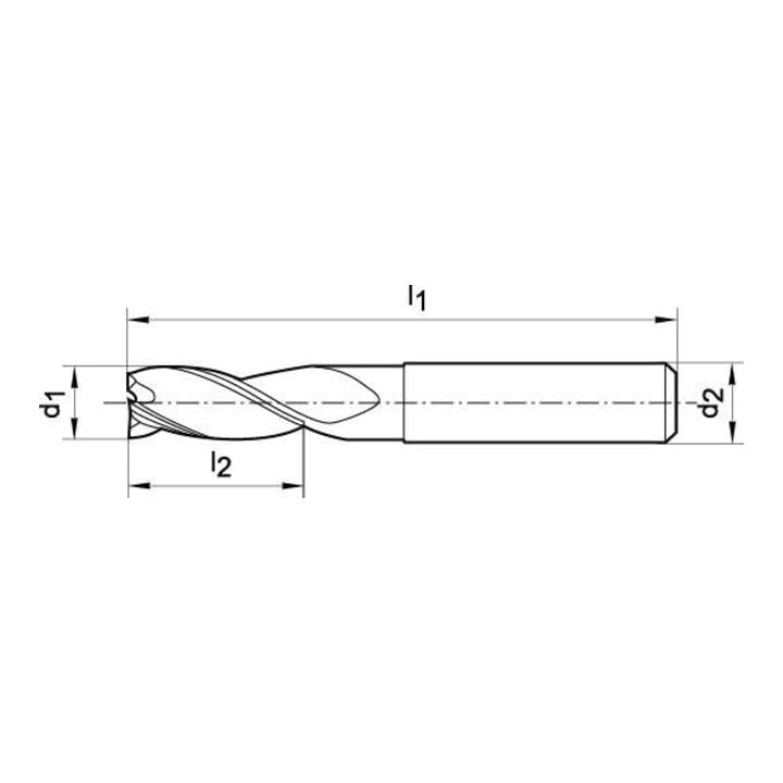 Schaftfr. D6527L VHM 11,0mm HA Z 3 FORMAT