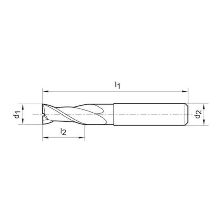 Schaftfr. D6527L VHM 16,0mm HA Z 2 FORMAT