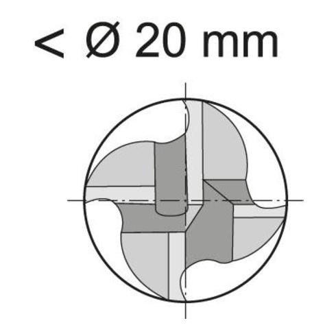 Schaftfr. D844K HSSCo8 8,00mm NF FORMAT