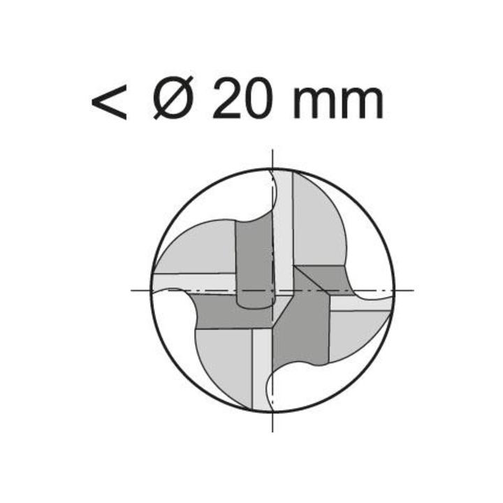 Schaftfr. D844L HSSCo8 8,00mm NF FORMAT
