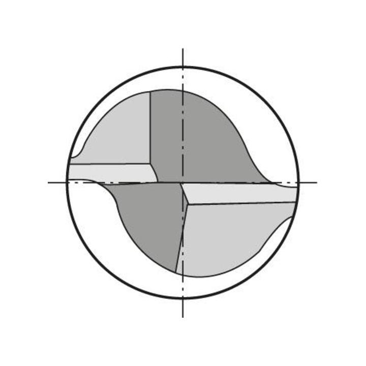 Schaftfr. WN VHM 4,0mm E.L.HB Z 2 FORMAT
