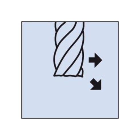 Schaftfr. WN VHM 8,0mm E.L.HB Z 2 FORMAT