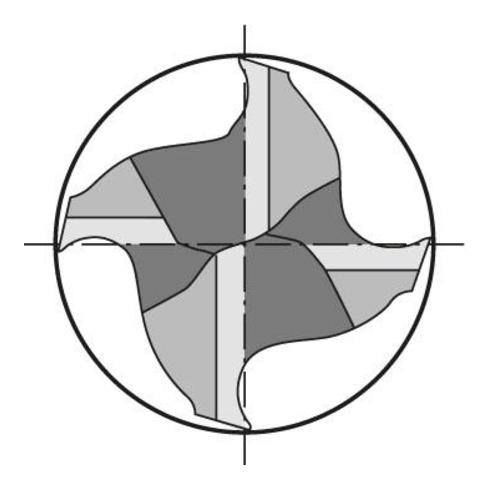 Schaftfr. WN VHM TiALN 4,0mm HB Z 4 FORMAT
