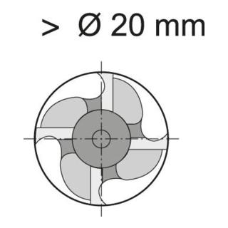 Schaftfräser D844L HSSCo8 32,00mm NF FORMAT