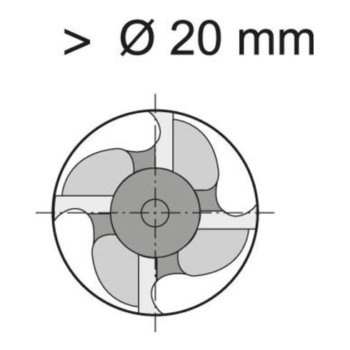 Schaftfräser D844L HSSCo8 32,00mm NF FORMAT