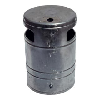 Schake Abfallbehälter 40l, + Ascher Ø 340mm Höhe 530mm, beschichtet