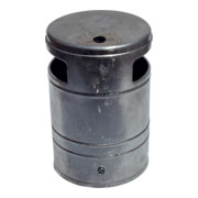 Schake Abfallbehälter 40l, + Ascher Ø 340mm Höhe 530mm, beschichtet