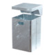 Schake Abfallbehälter 40l, H 440 mm x B 310 mm x T 310 mm montiert + Standpfosten Ø 60 x 1300 mm-1