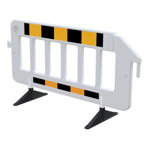 Schake Absperrgitter aus Kunststoff 2,00m gelb/sch