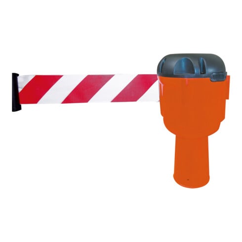 Schake Absperrgurt, mit 12 Metern Absperrgurt, rot / weiß