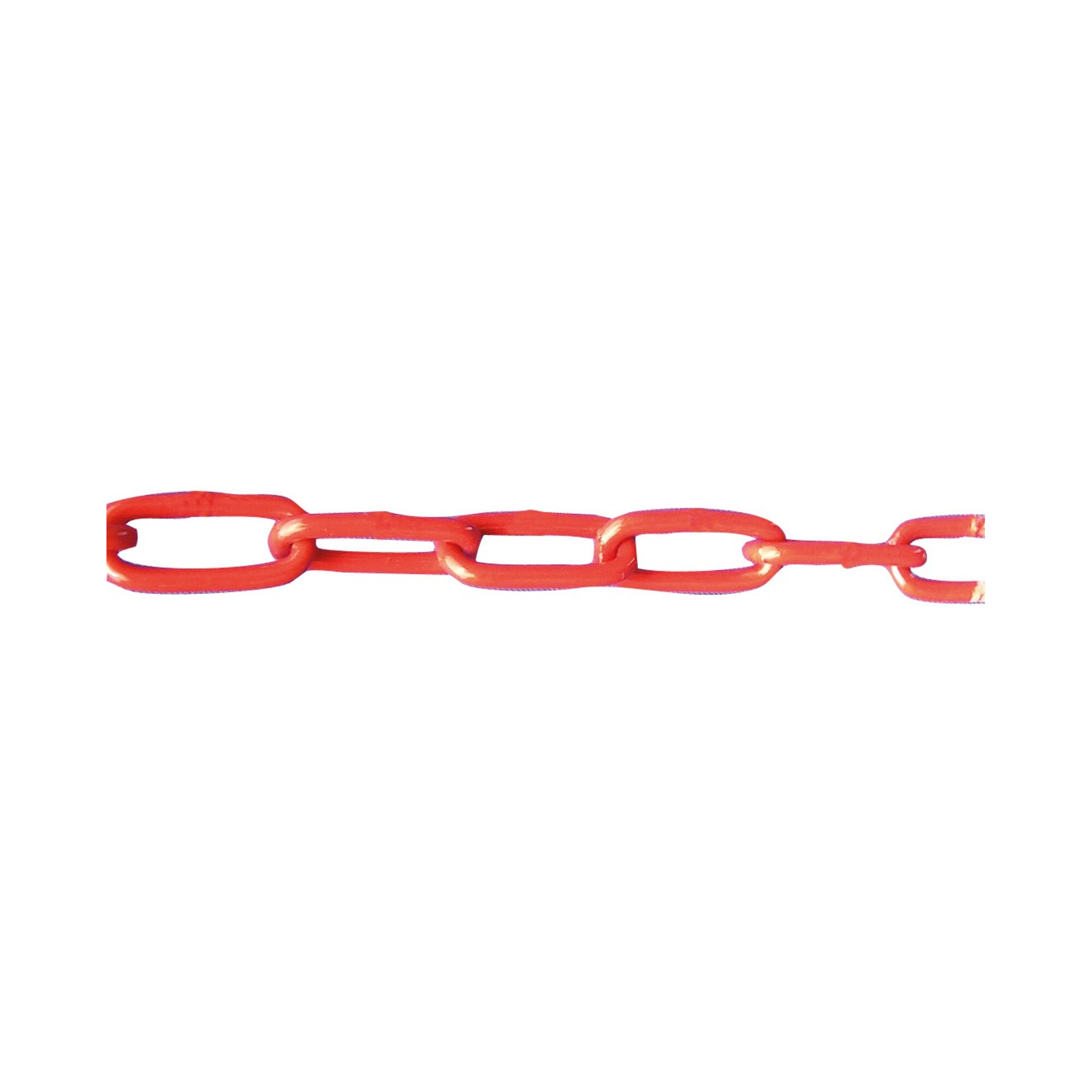 Schake Absperrkette aus Kunststoff 8mm, gelb / schwarz 25m