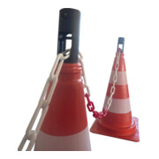 Schake Absperrkette rot / weiß, Kunststoff 6 mm, VE 25m-3