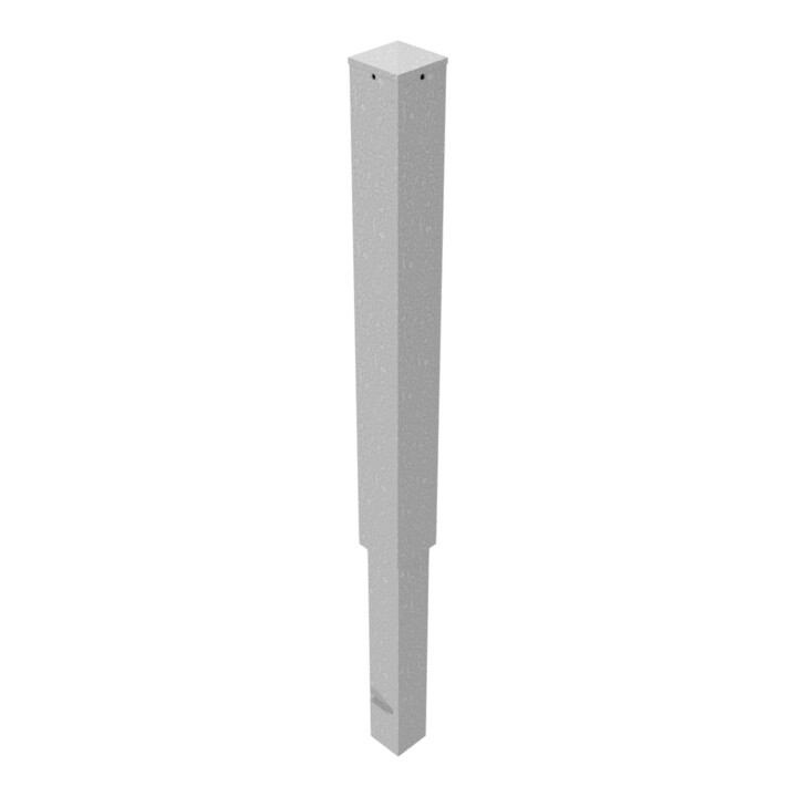Schake Absperrpfosten Typ 40100F, 100x100mm, herausnehmbar + Dreikantverschluß, feuerverzinkt