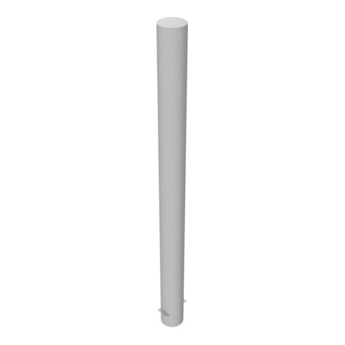 Schake Stahlrohrpoller Ø 152 x 3,2 mm ortsfest, zum Einbetonieren feuerverzinkt / weiß beschichtet, feuerverzinkt, Gesamtlänge: 2000 mm, mit aufgeschweißter Stahlkappe