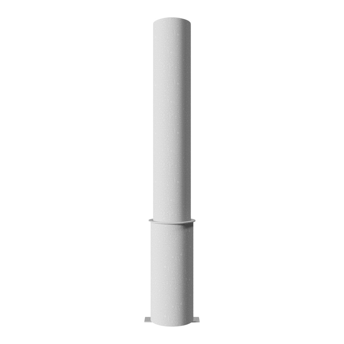 Schake Absperrpfosten Typ 40191, herausnehmbar, ohne Verschluss, Ø 193mm, Gesamtlänge:1500mm, feuerverzinkt