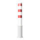 Schake Absperrpfosten Typ 40192HB, herausnehmbar, ohne Verschluss, beschichtet, weiss / rot-2