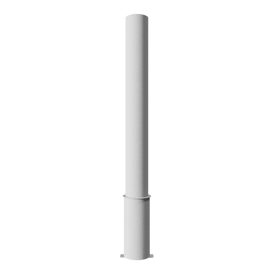Schake Absperrpfosten Typ 40192, herausnehmbar, ohne Verschluss, Ø 193mm, Gesamtlänge:2000mm, feuerverzinkt
