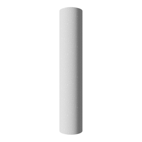 Schake Stahlrohrpoller Ø 193 x 3,6 mm für Dübelbefestigung feuerverzinkt / weiß beschichtet, feuerverzinkt, Gesamtlänge: 1000 mm, mit aufgeschweißter Stahlkappe