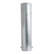 Schake Stahlrohrpoller Ø 273 x 5 mm ortsfest, zum Einbetonieren feuerverzinkt / weiß beschichtet, feuerverzinkt, Gesamtlänge: 1500 mm, mit aufgeschweißter Stahlkappe-1